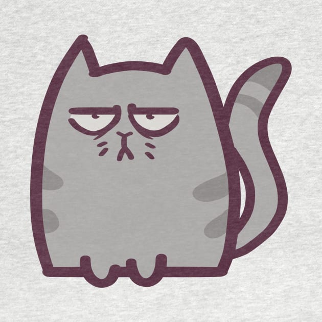 Annoyed Cartoon Cat by ThumboArtBumbo